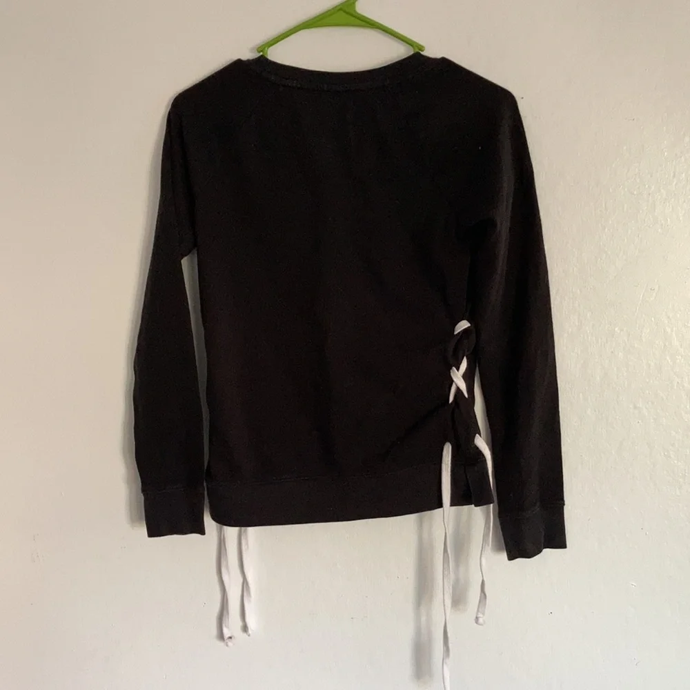 So Perfect Crew‎ Long Sleeve Black Shirt XS